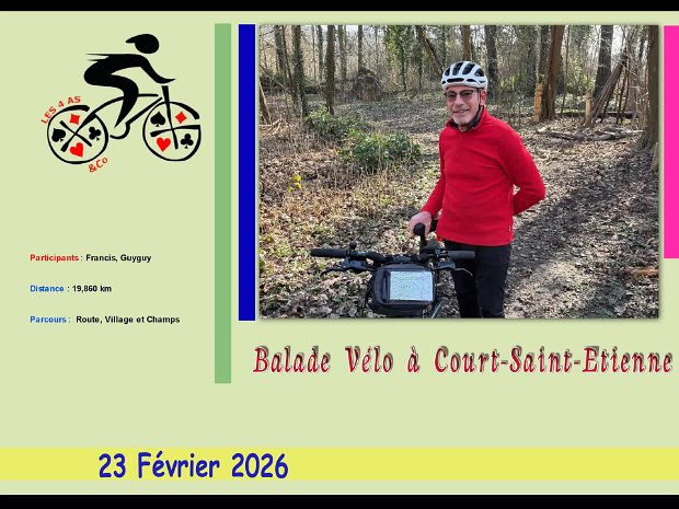 2026 Vélo - Marche avec-sans Géocaching